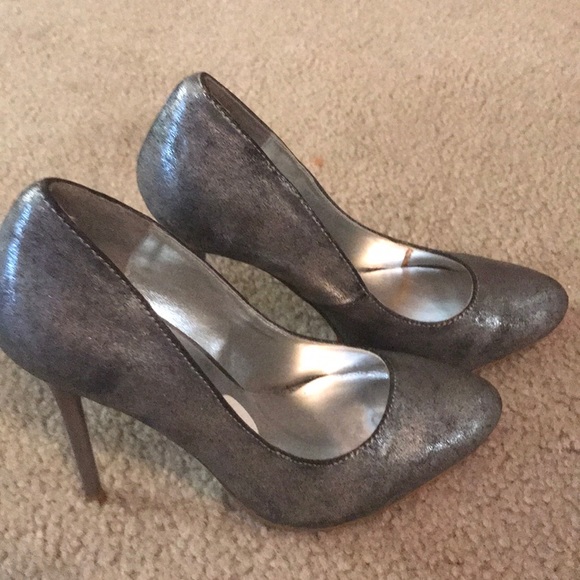 Silver Spiked Heels - Picture 4 of 4